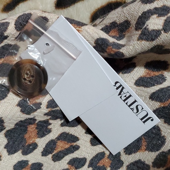 Justfab leopard print coat - Picture 7 of 8